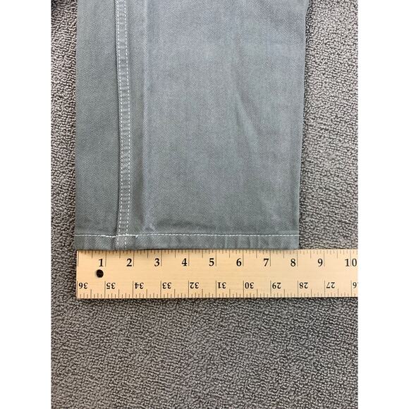 Brandy Melville J GALT Jeans Women's Size Small Gray Cotton Carpenter Wide Leg - Picture 8 of 15